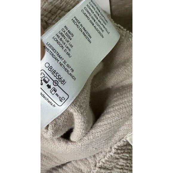 BDG Corduroy Cargo Pants Women’s Size Small Tan Wide Leg Pull On Utility Y2K - Picture 6 of 6